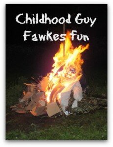 Guy burning on the bonfire