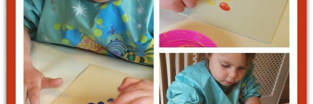 Fingerprint flower thank you cards