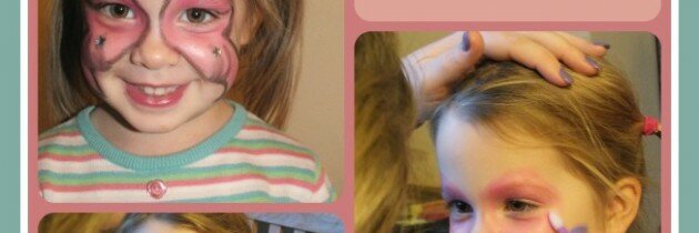 Family face painting fun