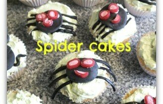 Pumpkins, spiders and lanterns